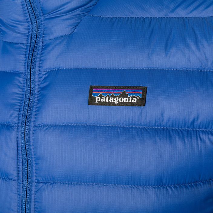 Pánská péřová bunda Patagonia Down Sweater Hoody passage blue 5