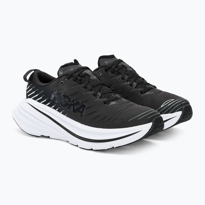 Pánské běžecké boty   HOKA Bondi X black/white 4