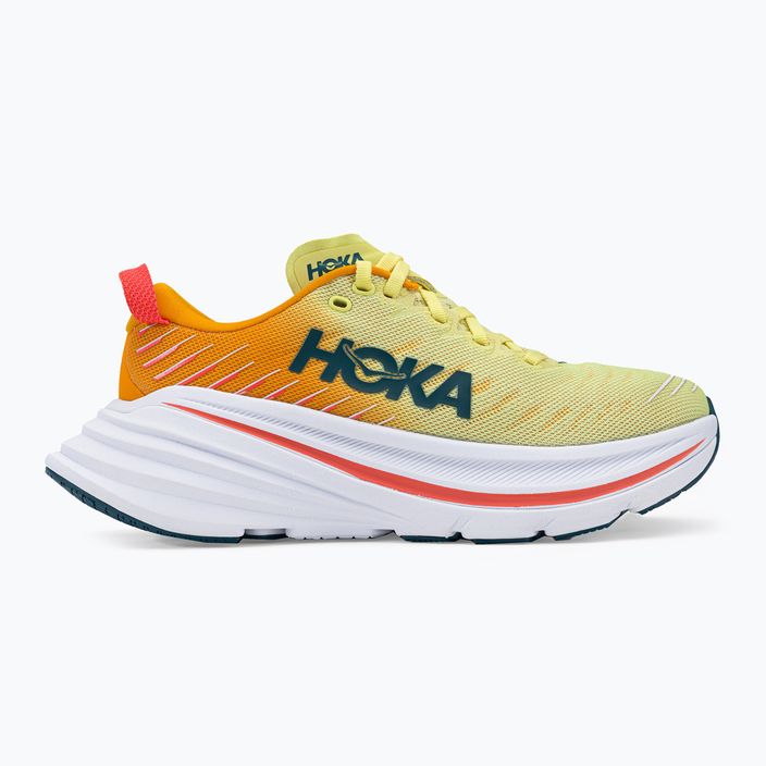 Dámská běžecká obuv HOKA Bondi X yellow-orange 1113513-YPRY 4
