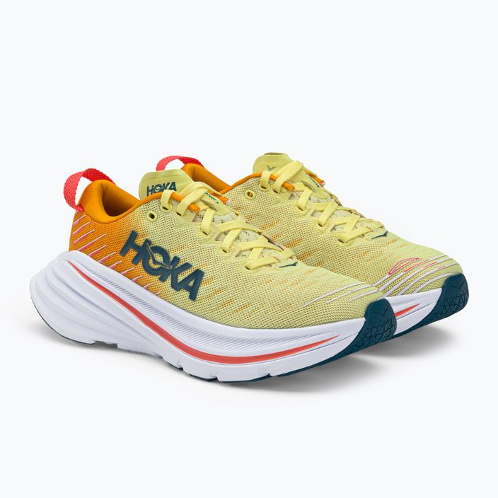 Dámská běžecká obuv HOKA Bondi X yellow-orange 1113513-YPRY 5