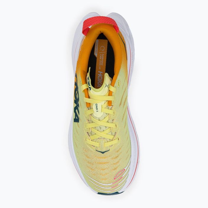 Dámská běžecká obuv HOKA Bondi X yellow-orange 1113513-YPRY 7