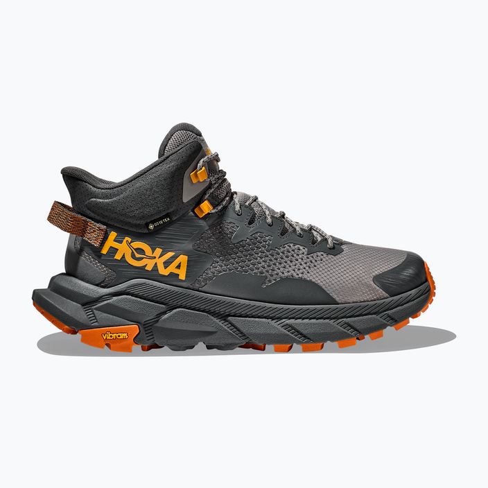 Pánské trekové boty HOKA Trail Code GTX castlerock/persimmon orange 12