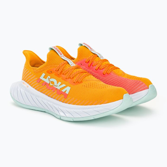 Dámské běžecké boty   HOKA Carbon X 3 radiant yellow/camellia 5