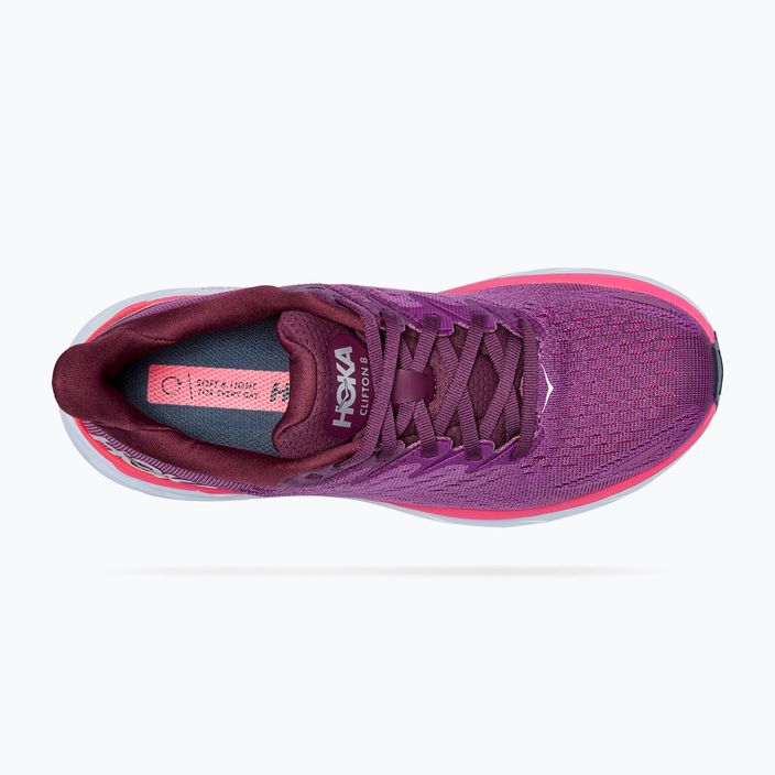 Dámská běžecká obuv HOKA Clifton 8 purple 1119394-GWBY 12