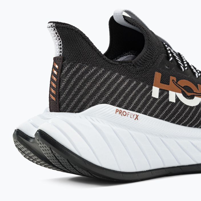 Pánské běžecké boty HOKA Carbon X 3 black and white 1123192-BWHT 9