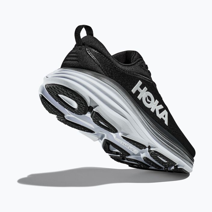 Pánská běžecká obuv HOKA Bondi 8 black/white 17