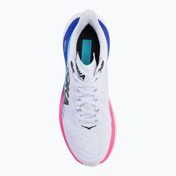 Pánské běžecké boty HOKA Mach 5 white/scuba blue 6