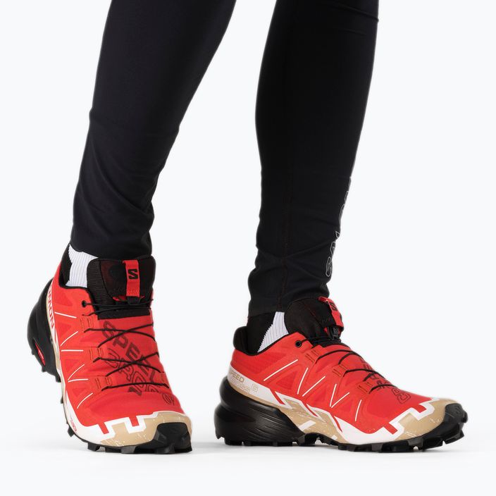 Pánské běžecké boty Salomon Speedrcross 6 červene L41738200 4