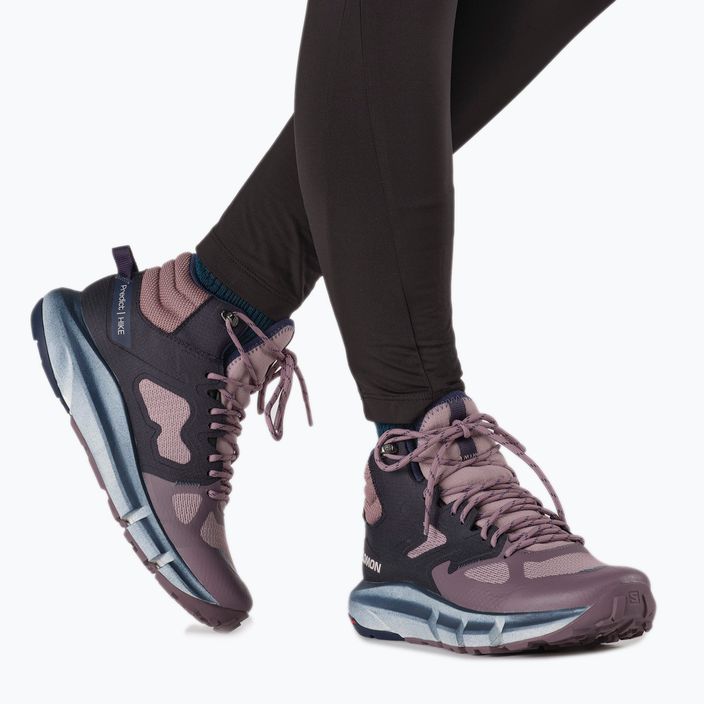 Dámské turistické boty Salomon Predict Hike Mid GTX fialový L41737000 17