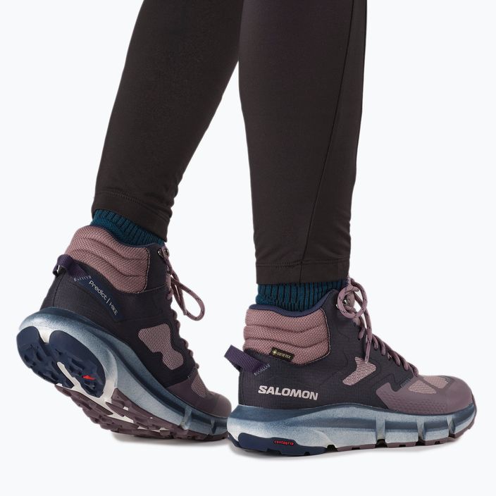 Dámské turistické boty Salomon Predict Hike Mid GTX fialový L41737000 18