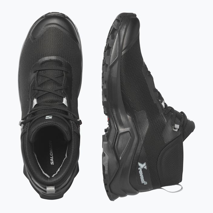 Pánská trekingová obuv Salomon X Reveal Chukka CSWP 2 černe L41762900 15