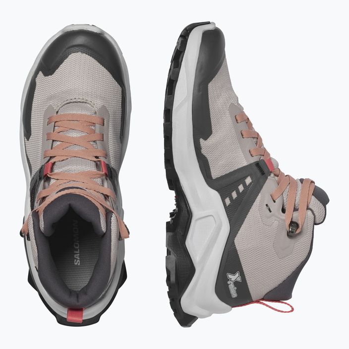 Dětské trekingové boty Salomon X Raise Mid GTX šedé L47071500 14