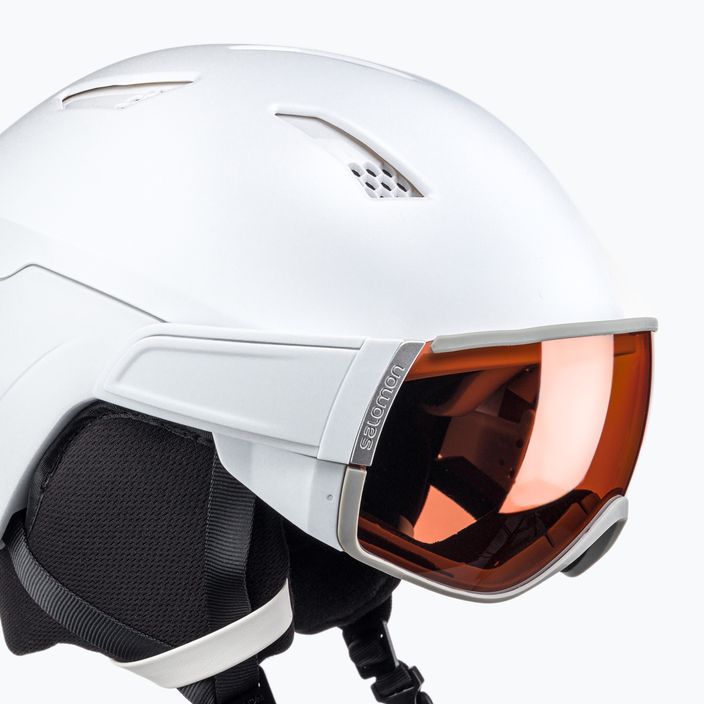 Lyžařská helma Salomon Mirage Access bílá L47198300 6