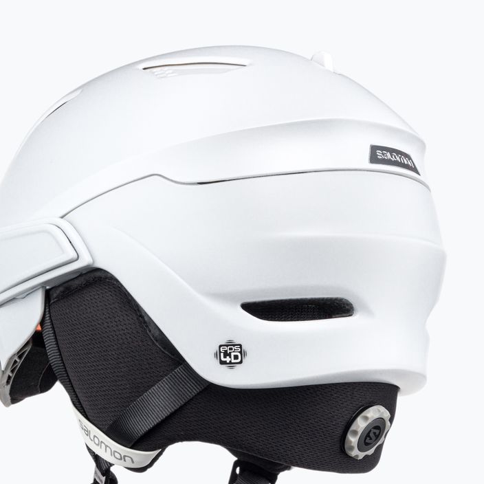 Lyžařská helma Salomon Mirage Access bílá L47198300 7