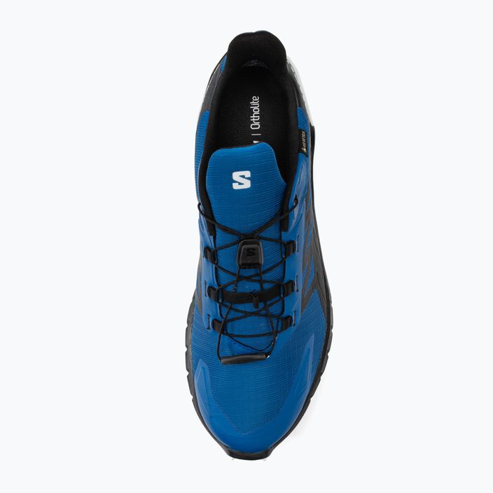 Pánské běžecké boty Salomon Supercross 4 GTX modrýe L47119600 8