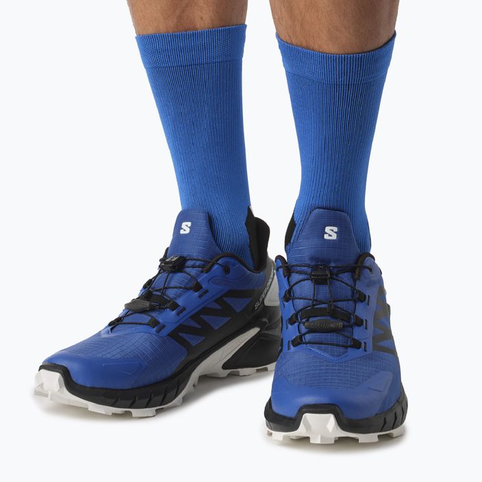 Pánské běžecké boty Salomon Supercross 4 GTX modrýe L47119600 3
