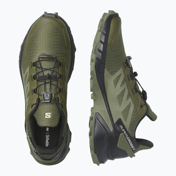 Pánské běžecké boty Salomon Supercross 4 zelená L47205100 14