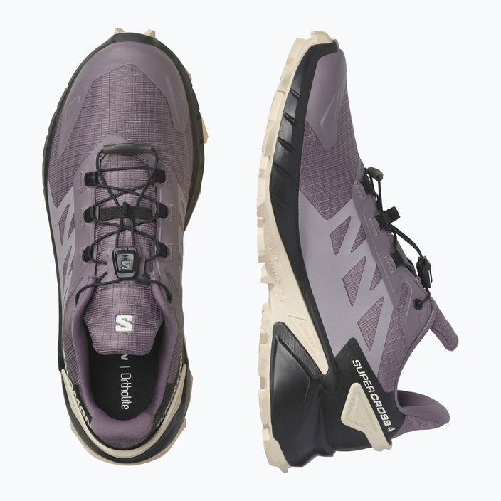 Dámské běžecké boty Salomon Supercross 4 fialový L47205200 15