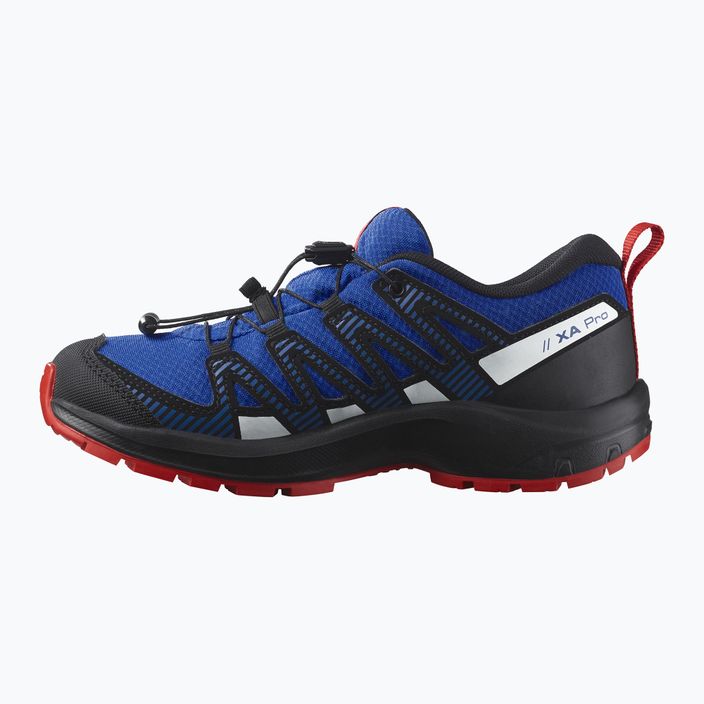Dětské trekingové boty Salomon XA Pro V8 CSWP modré L47126200 12