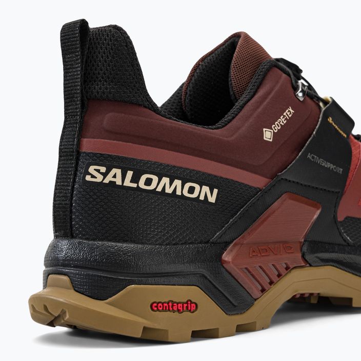 Pánské trekové boty Salomon X Ultra 4 GTX bordó L47352700 9