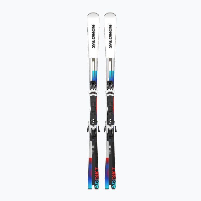 Sjezdové lyže Salomon Addikt + Z12 GW white/black/pastel neon blue 6