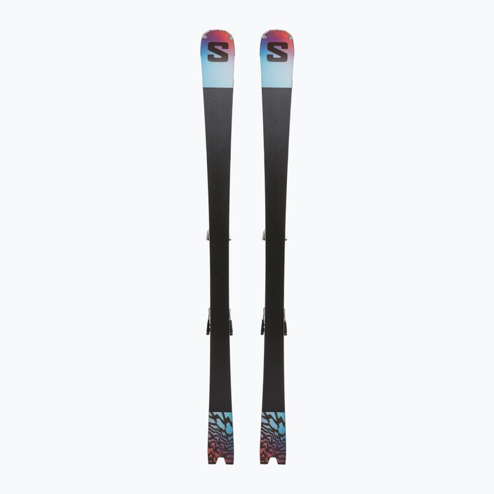 Sjezdové lyže Salomon Addikt + Z12 GW white/black/pastel neon blue 3