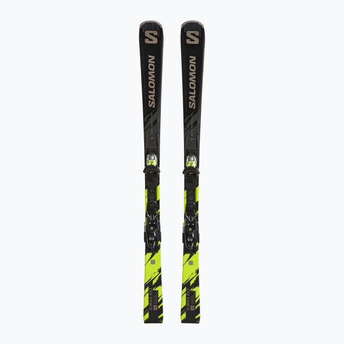 Sjezdové lyže Salomon S/Max 8 XT + M11 GW black/driftwood/safety yellow