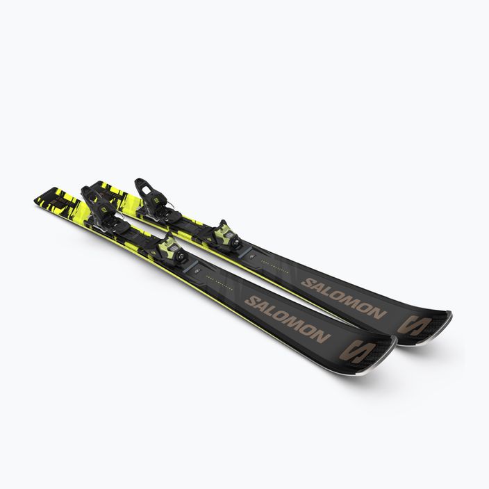 Sjezdové lyže Salomon S/Max 8 XT + M11 GW black/driftwood/safety yellow 8