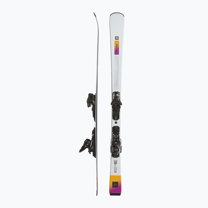 Dámské sjezdové lyže Salomon S/Max N°4 XT + M10 GW L8 white/neon turmeric/prune 2