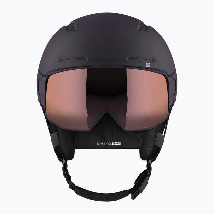 Lyžařská helma Salomon Driver Prime Sigma Plus S2/S3 night shade/silver pink/sky blue 10
