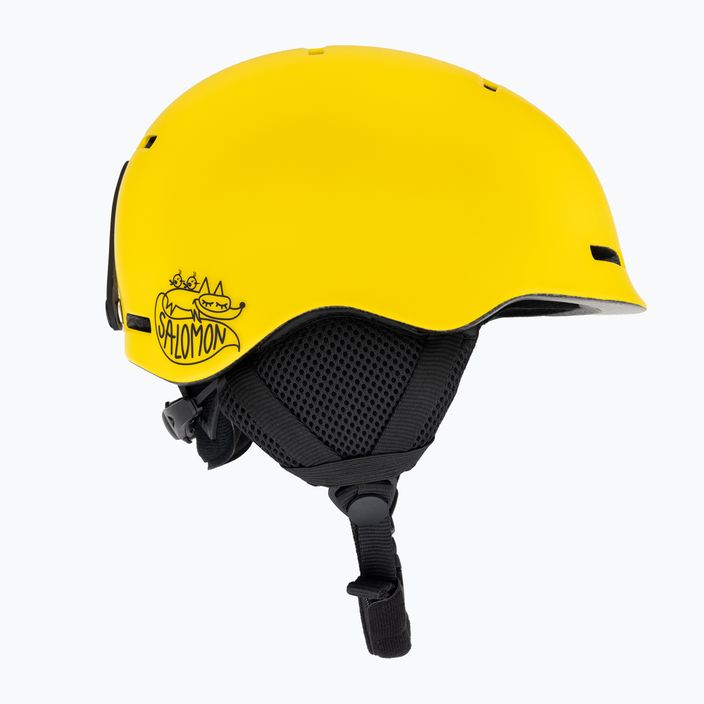 Dětská lyžařská helma Salomon Orka vibrant yellow 4