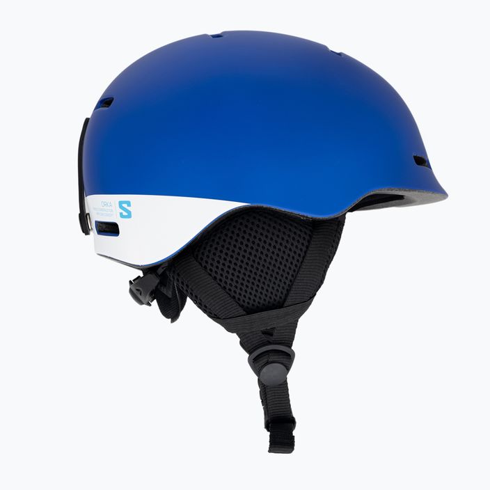 Dětská lyžařská helma Salomon Orka race blue 4