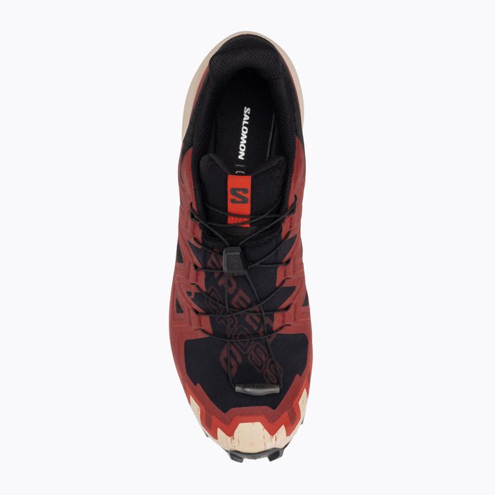 Salomon Speedcross 6 GTX pánské běžecké boty black/red dahlia/poppy red 9