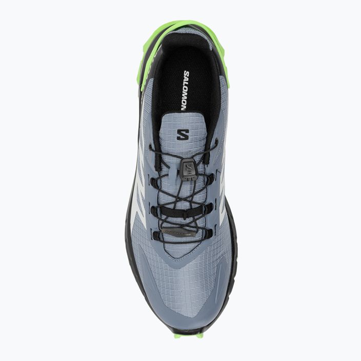 Pánské běžecké boty  Salomon Supercross 4 flint stone/black/green gecko 7