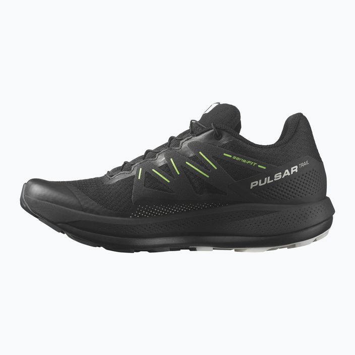 Pánské běžecké boty Salomon Pulsar Trail black/black/gecko green 13
