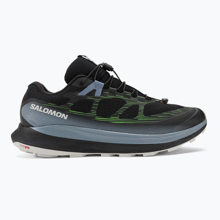 Pánská běžecká obuv Salomon Ultra Glide 2 black/flint stone/green gecko 2
