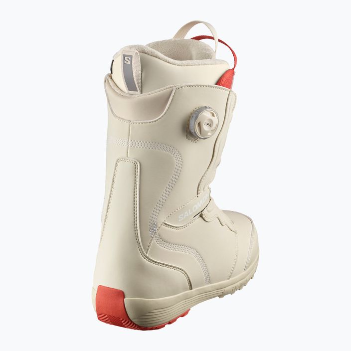 Dámské snowboardové boty Salomon Ivy Boa SJ Boa bleached sand/almond milk/aurora red 7