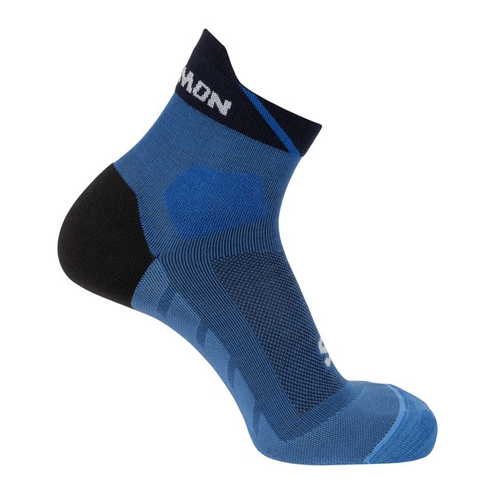 Běžecké ponožky Salomon Speedcross Ankle french blue/carbon/ibiza blue 2