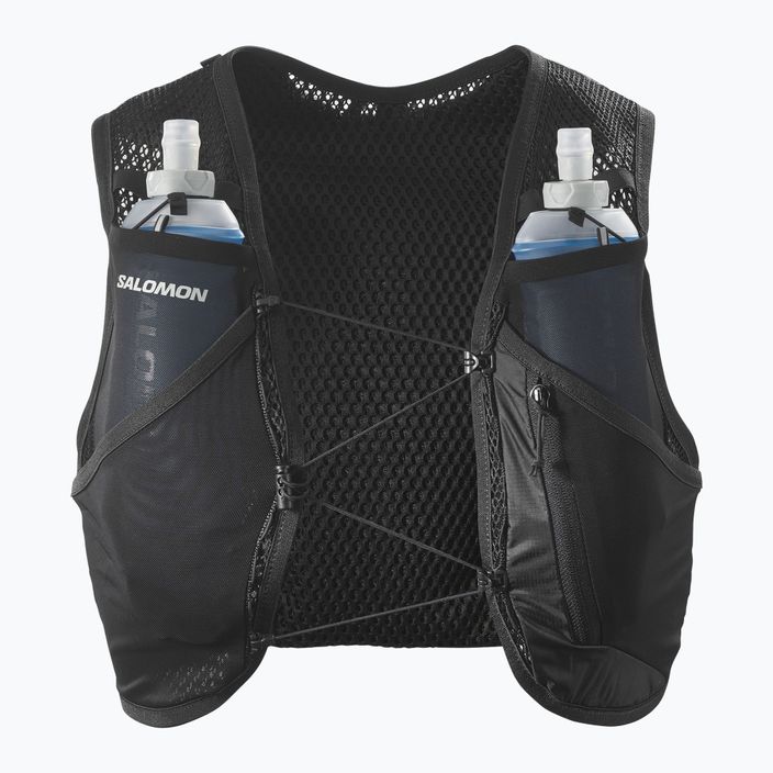 Běžecká vesta Salomon Active Skin 4 set black/metal