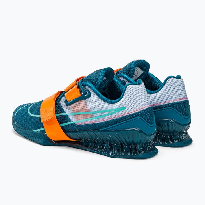 Vzpěračské boty Nike Romaleos 4 blue/orange 3