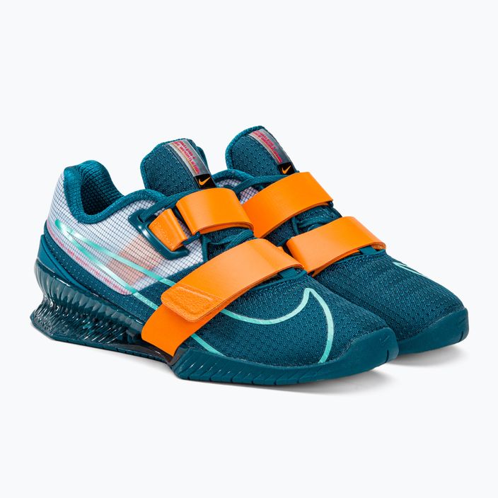 Vzpěračské boty Nike Romaleos 4 blue/orange 4