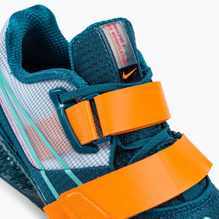 Vzpěračské boty Nike Romaleos 4 blue/orange 8