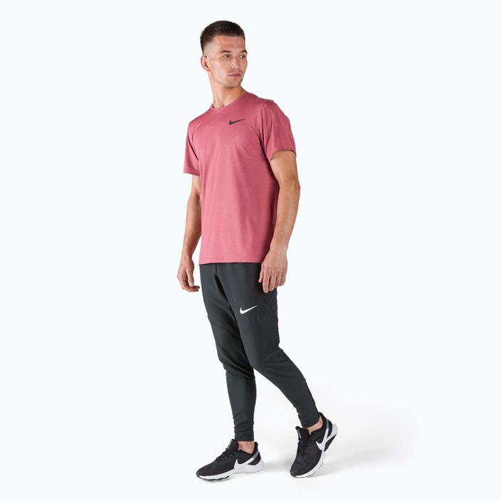 Pánské tréninkové tričko Nike Hyper Dry Top růžové CZ1181-690 2