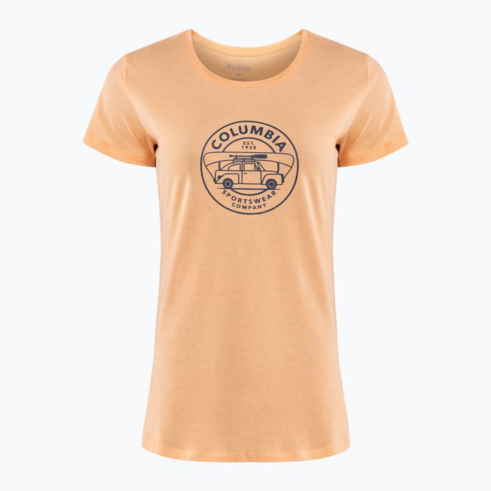 Dámské trekingové tričko  Columbia Daisy Days Graphic oranžové 1934592829 6