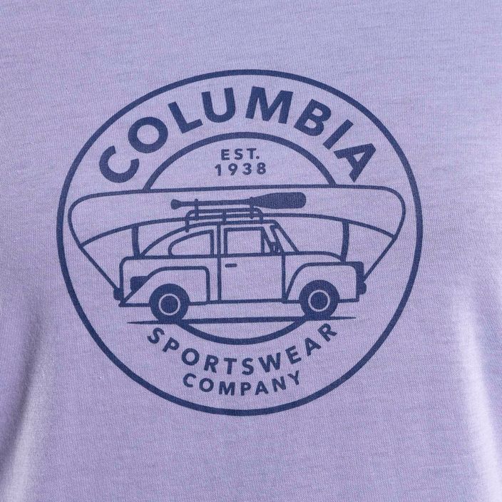 Dámské trekingové tričko  Columbia Daisy Days Graphic fialové 1934592535 8