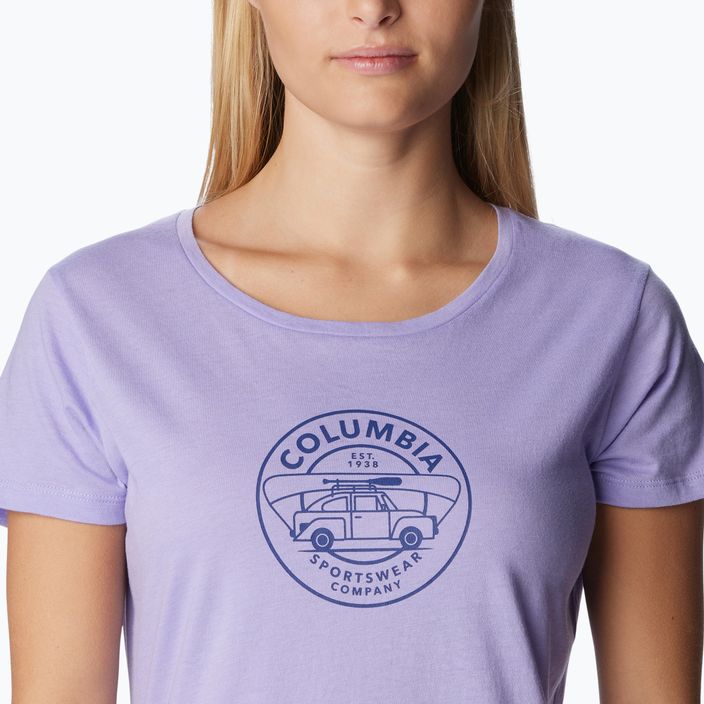 Dámské trekingové tričko  Columbia Daisy Days Graphic fialové 1934592535 5