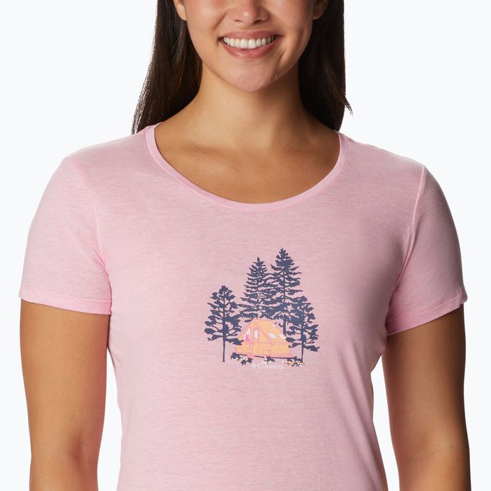 Dámské trekingové tričko  Columbia Daisy Days Graphic růžové 1934592679 5