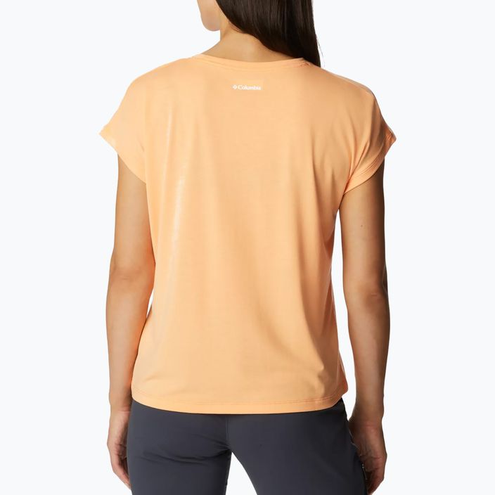 Dámské trekingové tričko  Columbia Boundless Trek oranžové 2033481812 2