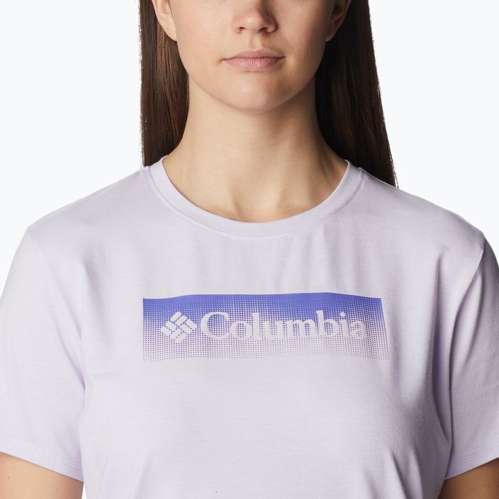 Dámské trekové tričko Columbia Sun Trek Graphic purple 1931753569 5