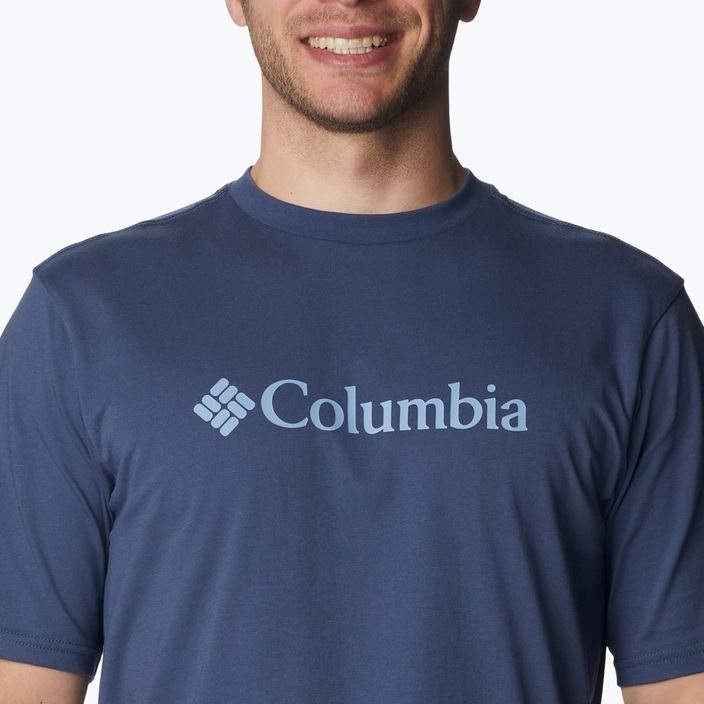 Pánské trekingové tričko  Columbia CSC Basic Logo tmavě modré 1680053480 4